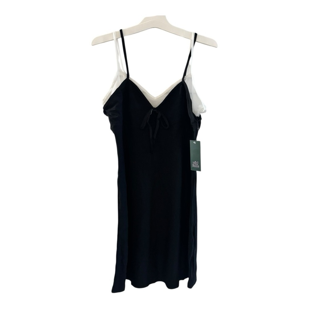 Wild Fable Black and White Mini Dress